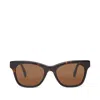 Toms Women's Margot Tortoise Fade Handcrafted Sunglasses In Brown