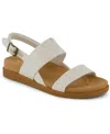 Toms Women's Marin Adjustable Buckle Sandals In Natural Yarn Dye