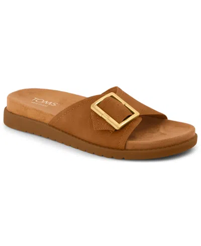 Toms Women's Marin Open Toe Slide Sandals In Neutral