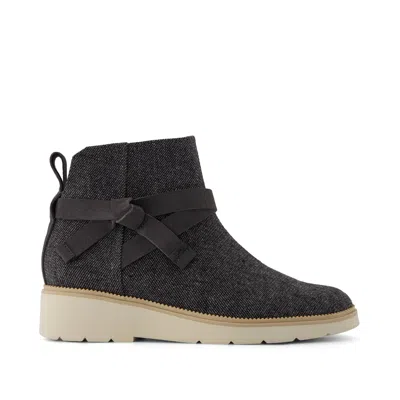 Toms Women's Marlow Boot Water Repellent Forged Iron Shimmer Twill In Gray