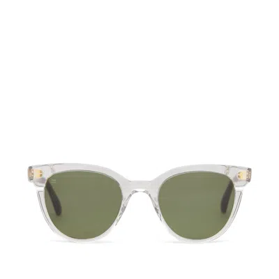 Toms Women's Marlowe Crystal Handcrafted Sunglasses In White