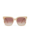 Toms Natasha 53mm Polarized Square Sunglasses In Brown
