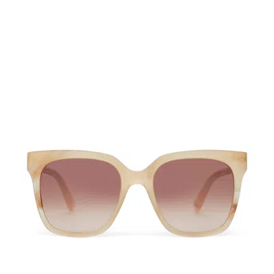 Toms Women's Natasha Oatmilk Latte Handcrafted Sunglasses In Brown