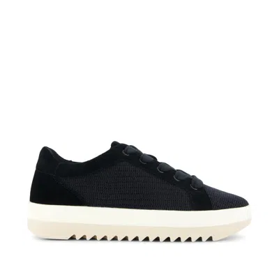 Toms Women's Rea Lace-up Platform Sneaker Mesh And Suede In Black