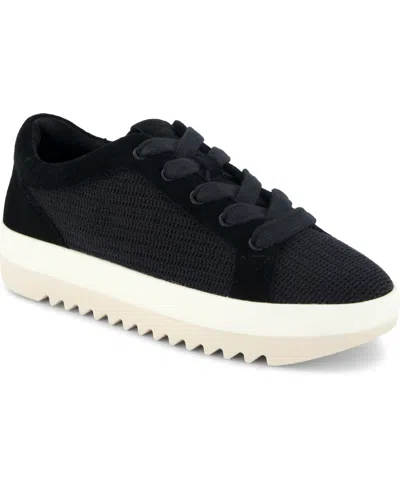 TOMS WOMEN'S REA LACE-UP PLATFORM SNEAKERS