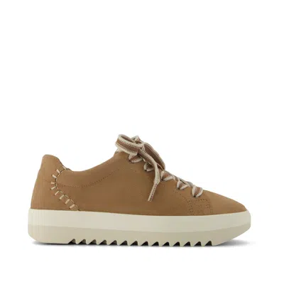 Toms Women's Rea Lace-up Platform Sneaker Toffee Suede In Brown