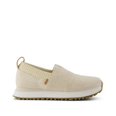 Toms Women's Resident 2.0 Sneaker Natural Undyed Metallic Linen Stripe In Neutral