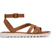 Toms Rory Ankle Strap Sandal In Brown