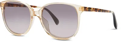 Toms Women's Sandela Sunglasses In Champagne Crystal In Gray