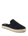Toms Santiago Espadrille Mule In Black