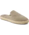 Toms Santiago Espadrille Mule In Dune Suede