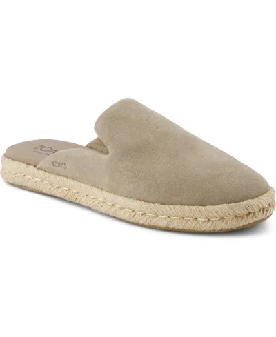 TOMS WOMEN'S SANTIAGO ESPADRILLE ROUND TOE MULES