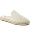 Toms Santiago Espadrille Mule In Light Sand Suede