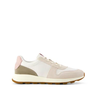 Toms Women's Trvl Lite Retro Runner Sneaker Water Repellent Cream Vintage Twill In Multi