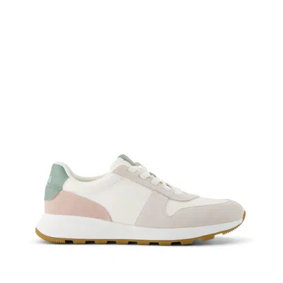 Toms Women's Trvl Lite Retro Runner Vintage Twill Water Repellant Sneaker In Multi