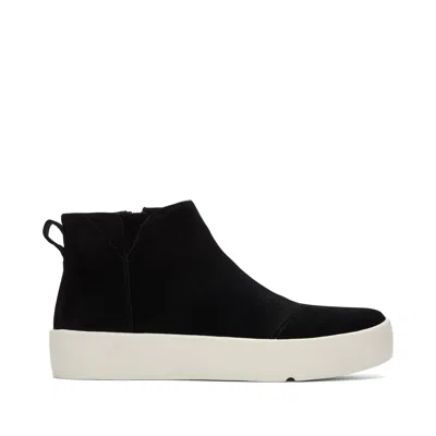 Toms Women's Verona Mid Suede Platform Sneaker In Black