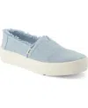 Toms Verona Platform Slip-on Sneaker In Denim Pastel Blue