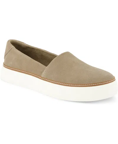 Toms Women's Kameron Casual Slip On Platform Sneakers In Dune Suede