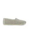 Toms Women's Womens Alpargata Classic Drizzle Herringbone Faux Fur In Gray