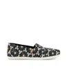 Toms Women's Womens Alpargata Classic Embroidered Daisy Denim In Black