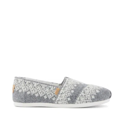 Toms Women's Womens Alpargata Classic Fuzzy Fair Isle In Multi