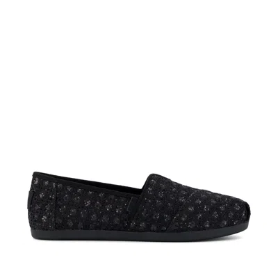 Toms Women's Womens Alpargata Classic Geometric Sequins In Black