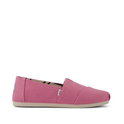 Toms Women's Womens Alpargata Classic Rose Pink Heritage Canvas In Animal Print