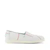 Toms Women's Womens Alpargata Plus Egret Bts Lined Paper In Animal Print