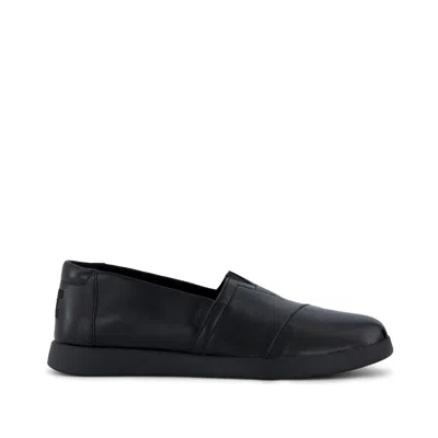 Toms Women's Womens Alpargata Plus Leather In Black