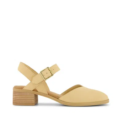 Toms Women's Womens Jaclyn Heel Light Caramel Nubuck Leather In Multi