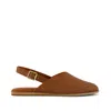 Toms Women's Womens Jade Slingback Flat Amber Basketweave In Brown