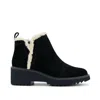 Toms Women's Womens Maude Wedge Boot Suede Faux Fur In Multi