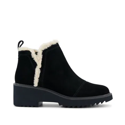 Toms Women's Womens Maude Wedge Boot Suede Faux Fur In Multi