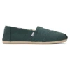 TOMS WOMENS ALPARGATA BLACK BONSAI GREEN