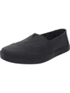 TOMS WOMENS COATED STRETCH FLATS