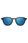 Toms Wyatt Small 49mm Round Sunglasses