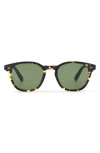 Toms Wyatt Small 49mm Round Sunglasses