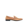 Ton Gout Mocasino Man  Side B3 Suede Sequoia In Beige