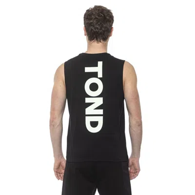 Tond Cotton Men Tank Men's Top In Black