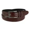 Toneka Men's Leather Embossed Lizard Print Belt In Brown