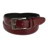 Toneka Men's Big & Tall Leather Lizard Print Belt In Pink