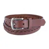 Toneka Women's Skinny Belt With Lace In Brown