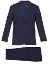 Tonello Blue Wool Two-piece Suit In Blue
