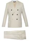 Tonello Sand-colored Wool Two-piece Suit In Sabbia
