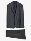 Tonello Gray Threepiece Suit In Gray