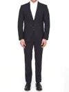 Tonello Wool Single-breasted Suit In Black