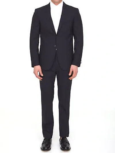 Pre-owned Tonello Black Wool Two-piece Suit