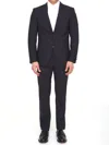 Tonello Wool Single-breasted Suit In Blue