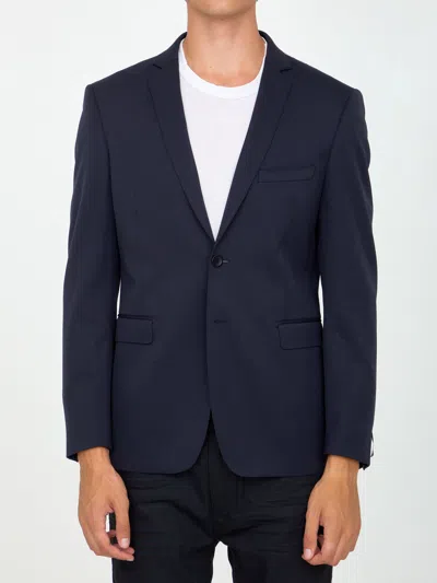 TONELLO TONELLO BLUE WOOL JACKET