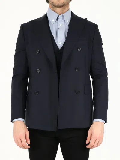 TONELLO TONELLO BLUE WOOL JACKET